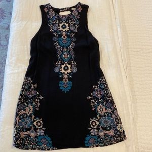Ecote Black Pattern Dress